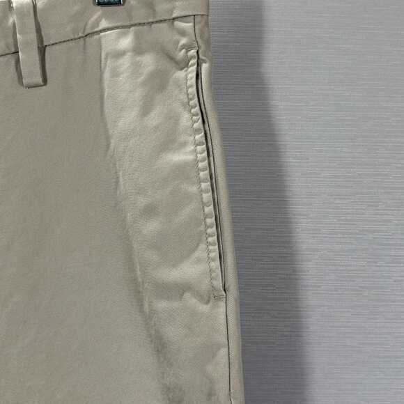 Banana Republic Pants Mens 36 Gavin  Chino Tan Cotton Straight Leg  Pockets - Picture 4 of 9